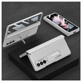 Capa Híbrida GKK Magnetic Fold para Samsung Galaxy Z Fold3 5G - Prateado