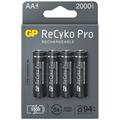 Pilhas AA recarregáveis GP ReCyko Pro 2000mAh - 4 peças.