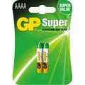 Bateria GP Super AAAA 1.5V - 2 peças.