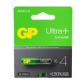 Pilhas GP Ultra+ G-Tech LR03/AAA - 4 unidades.