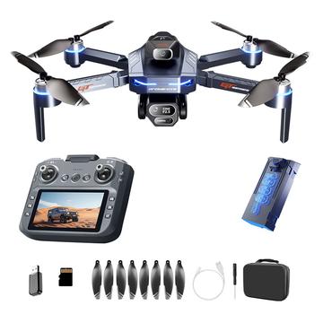 Drone sem escovas GT8 720P WiFi FPV com prevenção de obstáculos - Preto