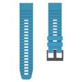 Bracelete em Silicone Suave para Garmin Fenix 7X/6X GPS/6X Pro - Azul