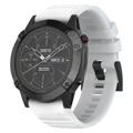 Bracelete em Silicone Suave para Garmin Fenix 7X/6X GPS/6X Pro - Branco