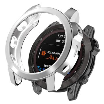 Capa de TPU Galvanizado para Garmin Fenix 7X/7X Solar - Prateado