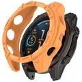 Capa TPU resistente para Garmin Fenix 8 - 47mm - Laranja