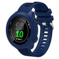 Bracelete de Substituição em Silicone com Moldura Integrada para Garmin Forerunner 158 - Azul