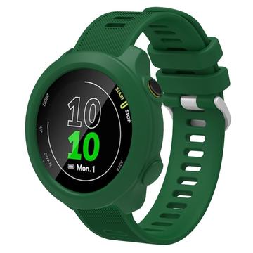 Bracelete de Substituição em Silicone com Moldura Integrada para Garmin Forerunner 158 - Verde