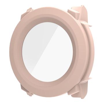 Capa de Plástico com Protetor de Ecrã para Garmin Instinct 3 - 45mm - Cor-de-Rosa