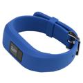 Bracelete em Silicone Suave para Garmin VivoFit 3 - Azul