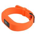 Bracelete em Silicone Suave para Garmin VivoFit 3 - Cor-de-laranja