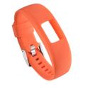 Bracelete em Silicone Suave para Garmin VivoFit 4 - Cor-de-laranja