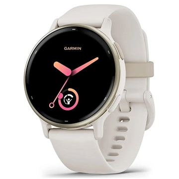 Relógio inteligente de fitness Garmin Vivoactive 5 - Marfim / Ouro Creme