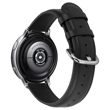 Bracelete em Pele Genuína Samsung Galaxy Watch Active2 - 44mm - Preto