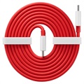 Cabo USB Type-C OnePlus Warp Charge 5481100048 - 1.5m - Vermelho / Branco