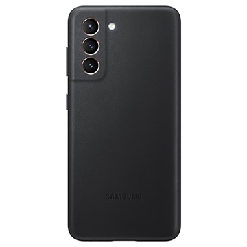 Capa de Pele EF-VG991LBEGWW para Samsung Galaxy S21 5G - Preto