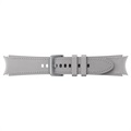 Bracelete Híbrida em Pele ET-SHR89LSEGEU para Samsung Galaxy Watch4/Watch4 Classic - M/L - Prateado
