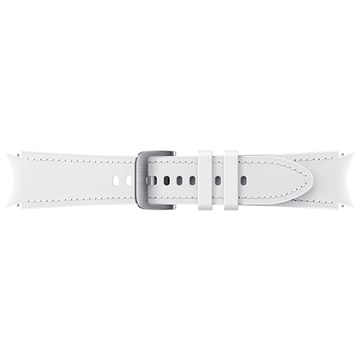 Bracelete Híbrida em Pele ET-SHR89LWEGEU para Samsung Galaxy Watch4/Watch4 Classic - M/L - Branco