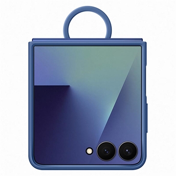 Capa de Silicone com Anel EF-PF766TNEGWW para Samsung Galaxy Z Flip7 - Azul