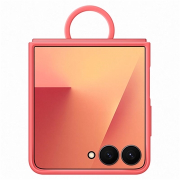 Capa de Silicone com Anel EF-PF766TREGWW para Samsung Galaxy Z Flip7 - Vermelho