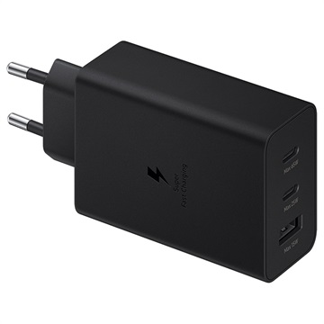 Adaptador de Energia Samsung Trio EP-T6530NBEGEU - 65W - Preto