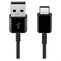 Cabo Samsung USB-A / USB-C EP-DG930MBEGWW - 2 Unidades - Preto