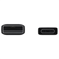 Cabo Samsung USB-A / USB-C EP-DG930MBEGWW - 2 Unidades - Preto