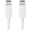 Cabo Samsung USB-C / USB-C EP-DX510JWEGEU - 5A, 1.8m - Branco