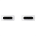 Cabo Samsung USB-C / USB-C EP-DX310JWEGEU - 3A, 1.8m - Branco