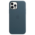 Capa em Pele com MagSafe Apple MHKE3ZM/A para iPhone 12/12 Pro - Azul Báltico
