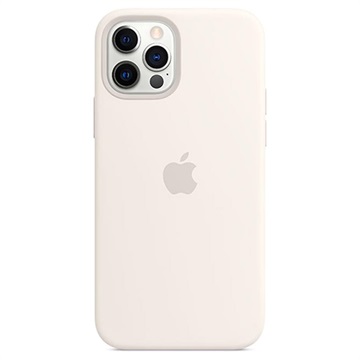Capa Silicone com MagSafe para iPhone 12/12 Pro Apple  MHL53ZM/A - Branco