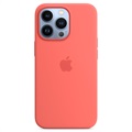 Capa em Silicone com MagSafe para iPhone 13 Pro Apple MM2E3ZM/A - Toranja Rosa