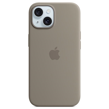 Capa em Silicone com MagSafe para iPhone 15 Plus Apple MT133ZM/A - Barro