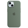 Capa em Silicone com MagSafe para iPhone 15 Plus Apple MT183ZM/A - Cipreste