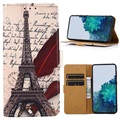 Bolsa Tipo Carteira Glam para Huawei Nova 8i/Honor 50 Lite - Torre Eiffel