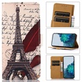 Bolsa Tipo Carteira Glam para Motorola Edge X30 - Torre Eiffel
