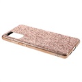 Capa Híbrida Glitter Series para Samsung Galaxy S20 FE - Cor-de-Rosa Dourado