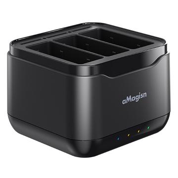 Hub de carregamento da bateria GoPro Hero 13 com 3 ranhuras