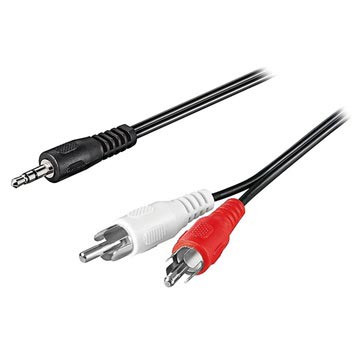 Cabo AV 3,5 mm / 2x RCA