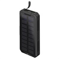 Power Bank Solar Sandberg Urban 10000mAh - USB-C, USB - Preto