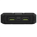 Power Bank Solar Rápido Goobay 20000mah - USB-C, USB - Preto