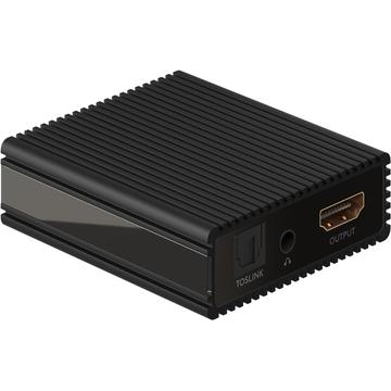 Extrator de áudio Goobay HDMI 1.4 - 4K/30Hz - Preto