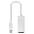 Cabo Adaptador 20 pinos Mini DisplayPort / HDMI Delock - Branco