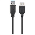 Cabo Extensor Goobay SuperSpeed USB 3.0 - 1.8m - Preto