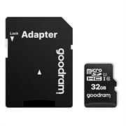 Cartão de memória GoodRam MicroSDHC M1AA-0320R12 - Classe 10 - 32GB