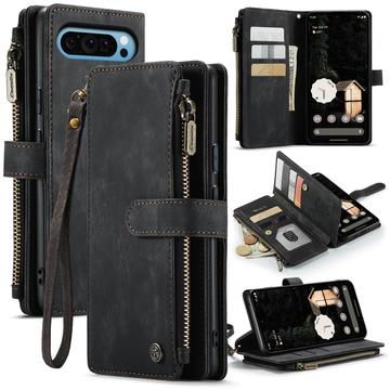 Bolsa Tipo Carteira Caseme C30 Multifuncional para Google Pixel 10 Pro XL - Preto
