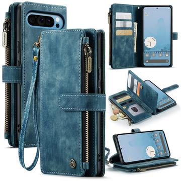 Bolsa Tipo Carteira Caseme C30 Multifuncional para Google Pixel 10 Pro XL - Azul
