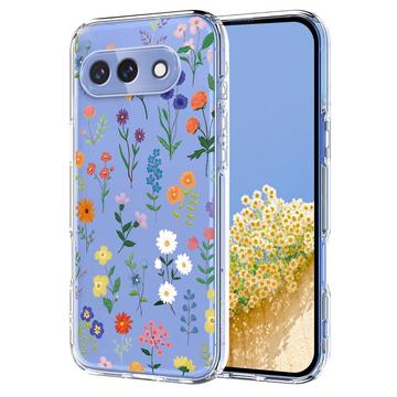 Capa em TPU com padrão floral para Google Pixel 10a - Margaridas