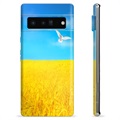 Capa de TPU Ucrânia - Google Pixel 6 Pro - Campo de trigo
