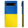 Capa de TPU Bandeira da Ucrânia  - Google Pixel 6 - Amarelo e azul claro