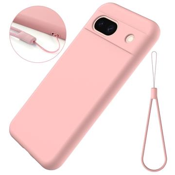 Capa de Silicone Líquido para Google Pixel 8a - Cor-de-Rosa